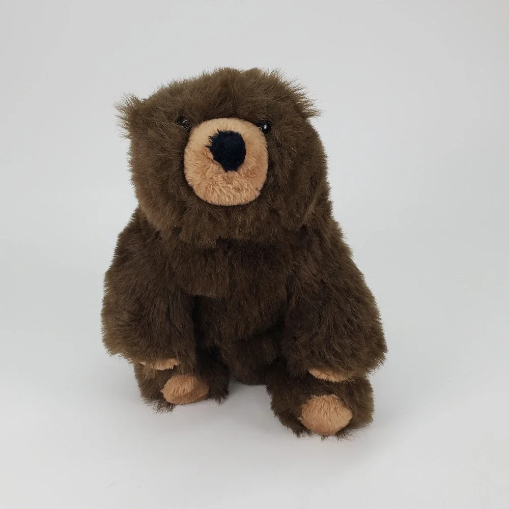 Westcliff Collection Brown Grizzly Bear Plush Stuffed Animal Vintage Korea 12in
